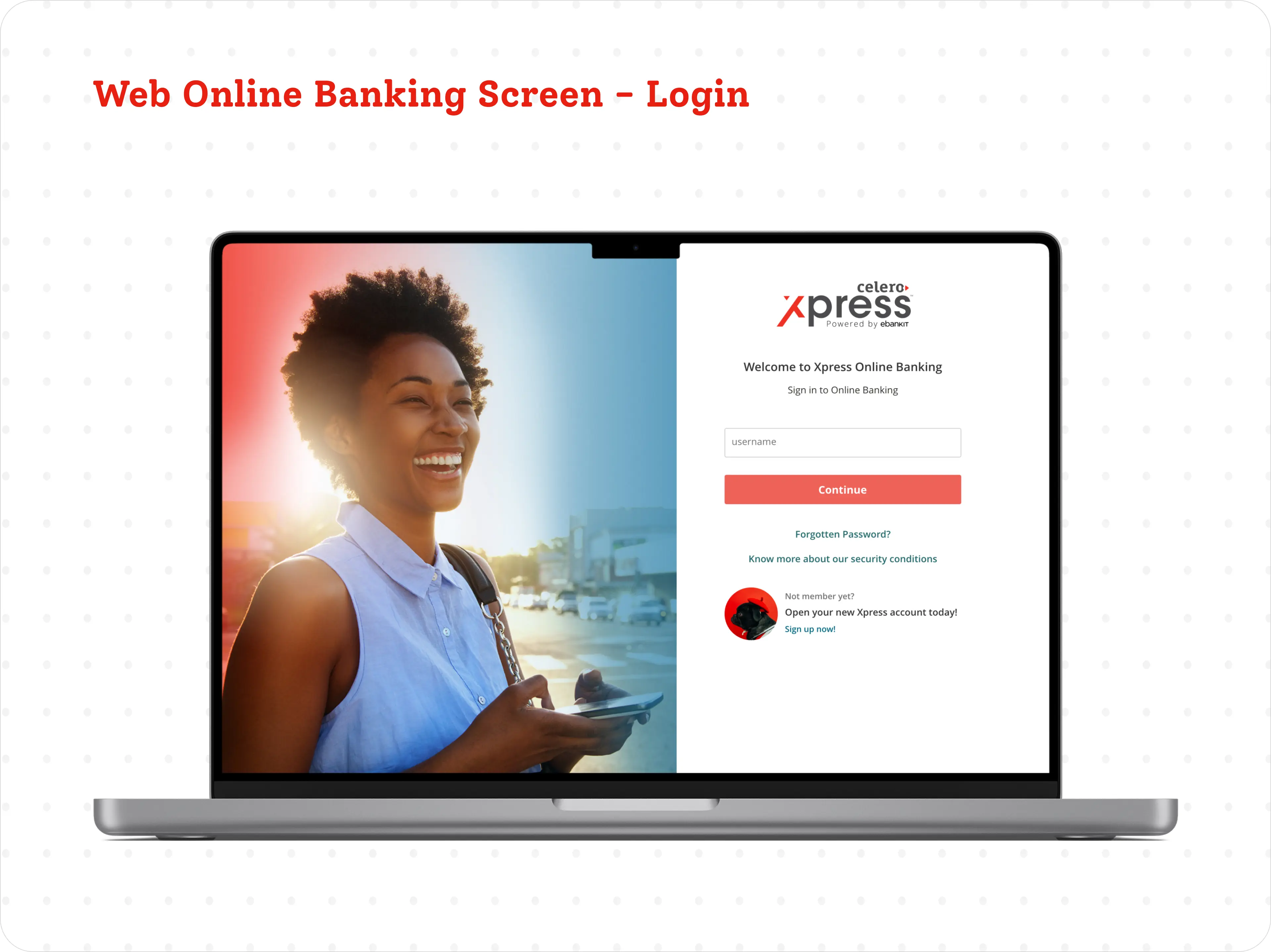 Web online banking login